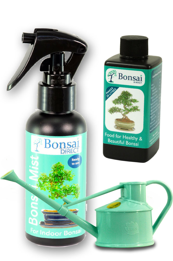 Bonsai watering can, invigirator mist and feed