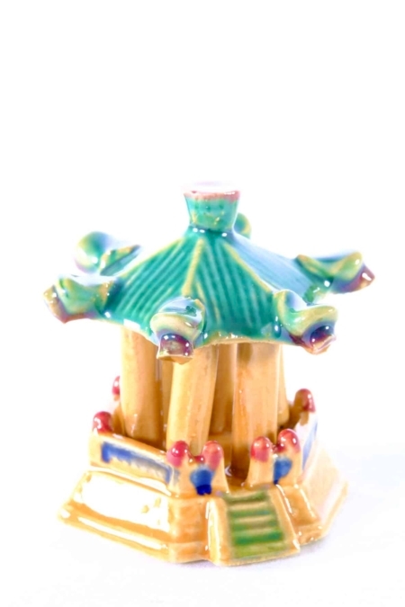 Hexagonal Chinese temple for zen bonsai gardens