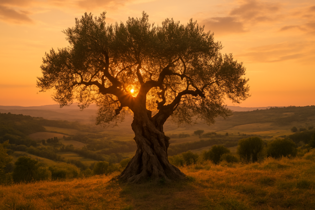 Inspiration for the olive tree bonsai we grow on our bonsai nursery in rural mid Devon