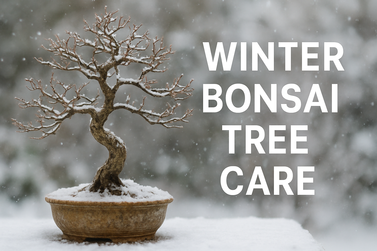 Winter Bonsai Tree Care Blog