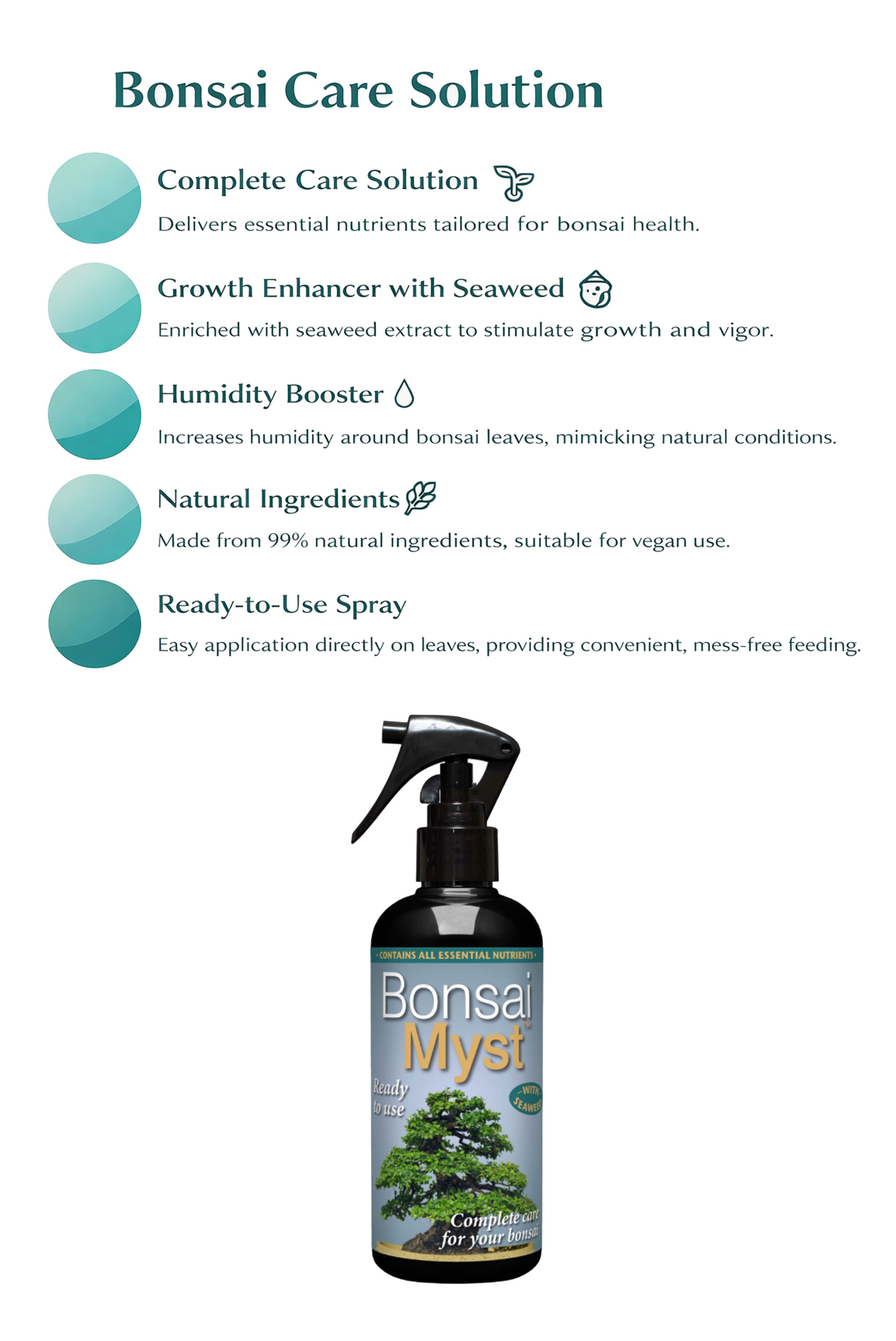 Bonsai Myst – Foliar Feed & Humidity Spray